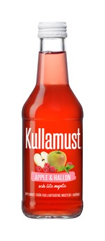 Äpplemust kryddad med hallon/mynta